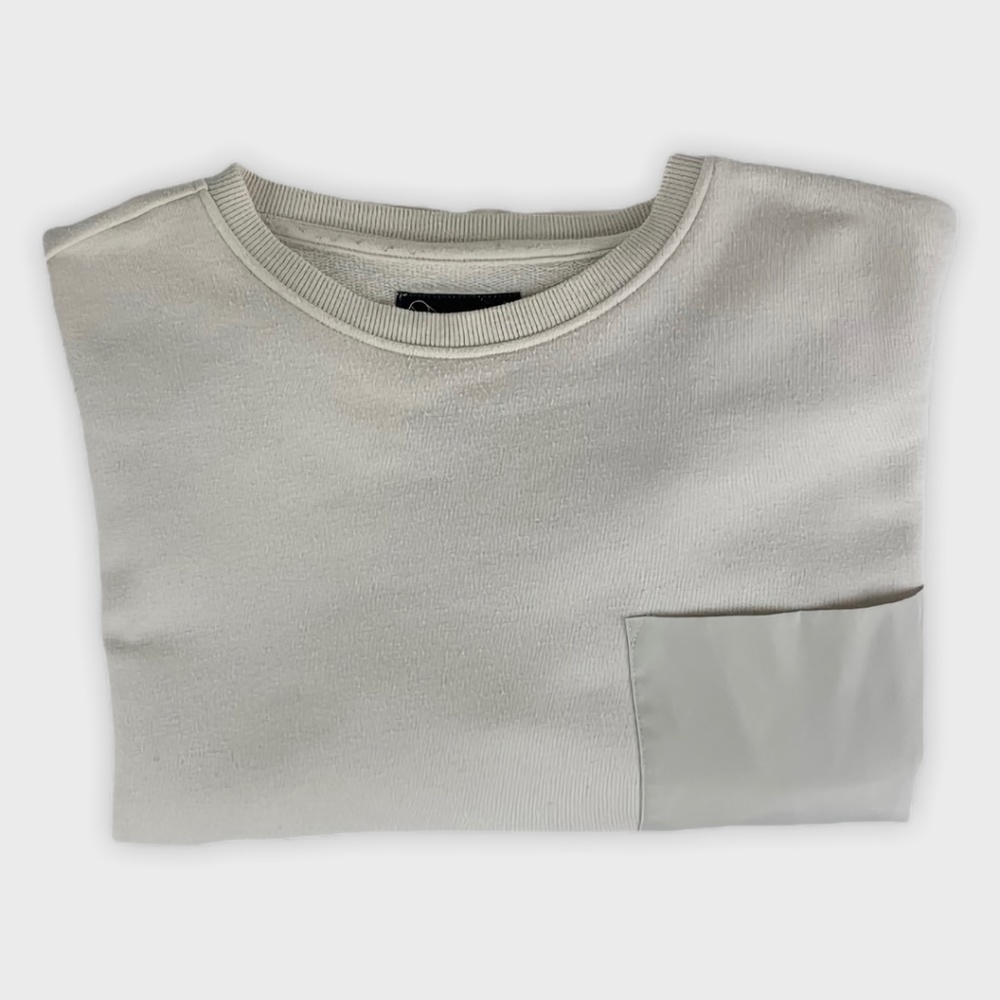 Original Use Light Beige Crewneck Sweater - Picture 3 of 4